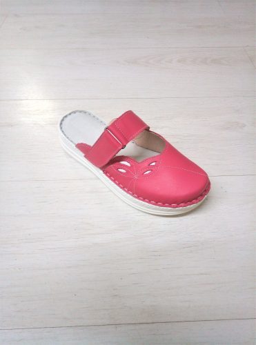 4004 rózsaszín bőr klumpa magas és széles lábfejre