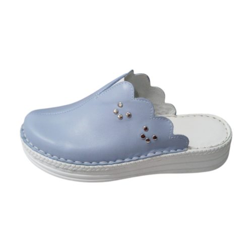 4062 azur női bőr klumpa