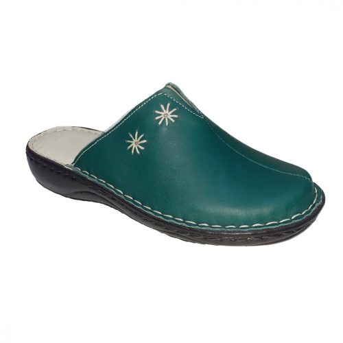 7006 zöld női klumpa papucs