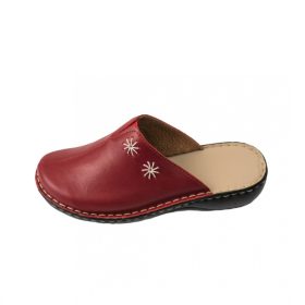 7006 Bordó női klumpa papucs