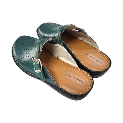 7008 zöld női bőr klumpa