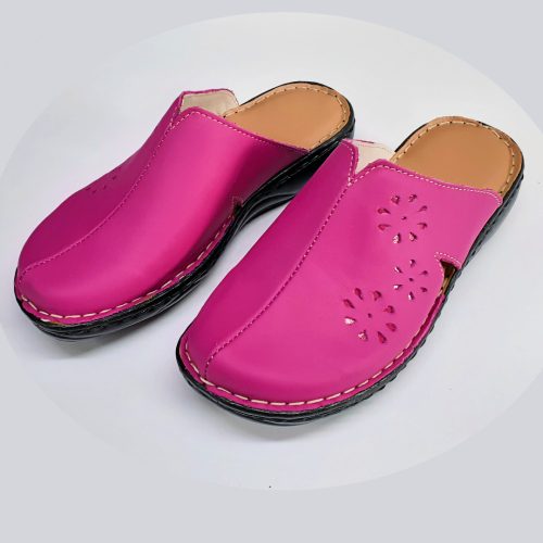 7013 fukszia női bőr klumpa