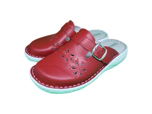 7015 piros női bőr klumpa