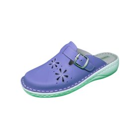 7015 íriszkék női bőr klumpa