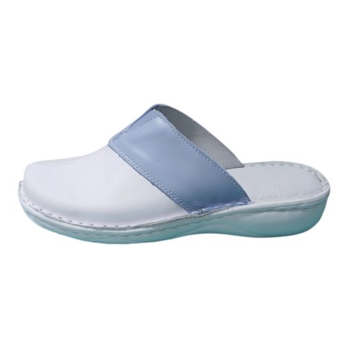7400 azur női bőr klumpa papucs