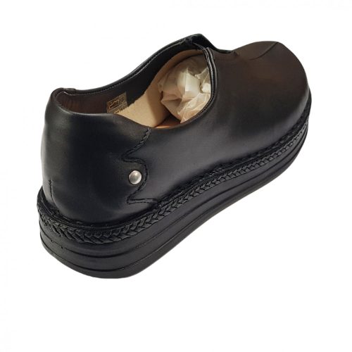 9000 Fekete női bőr cipő