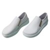 9200 fehér női  bőr cipő-gumis belebújós