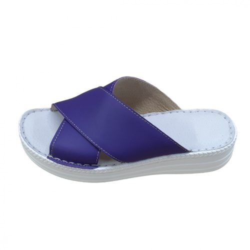 955 lila női bőr papucs