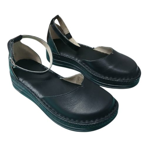 Kitty fekete női bőr szandál