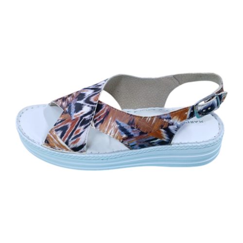 Nikki multicolor női bőr szandál