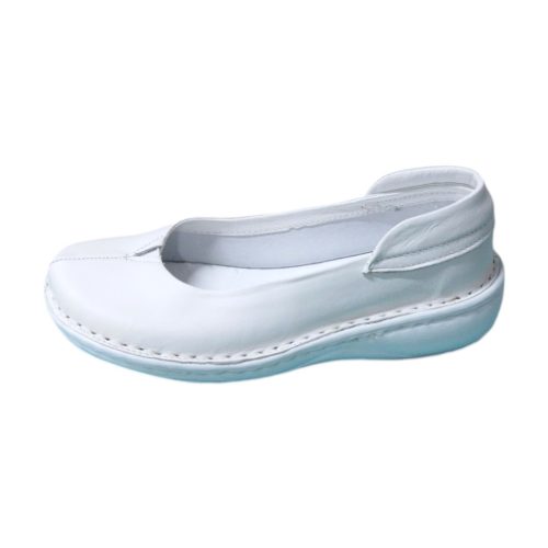 Andrea fehér női bőr cipő