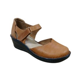 Anna camel női cipő-magasított sarkú